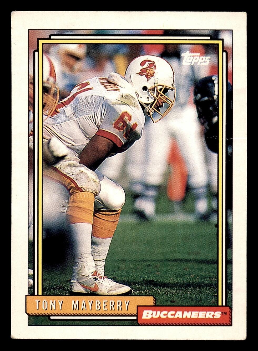 1992 Topps - Gold #357 Tony Mayberry Football Card